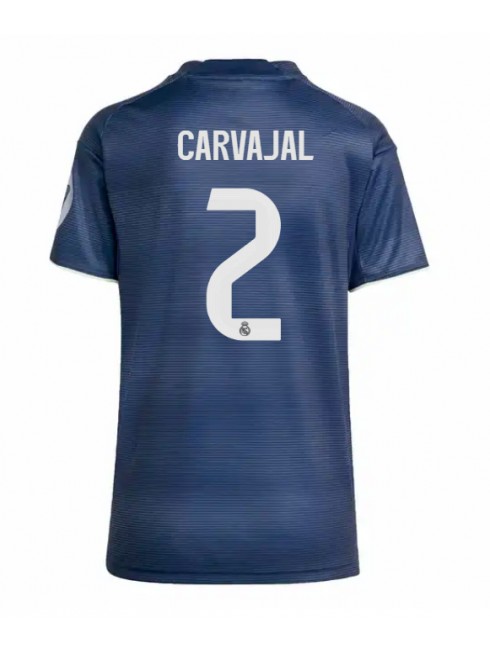 Zenske Futbalové oblečenie Real Madrid Daniel Carvajal #2 2025-26 Krátky Rukáv - Preč Zenske Futbalové oblečenie Real Madrid Daniel Carvajal #2 2025-26 Krátky Rukáv - Preč